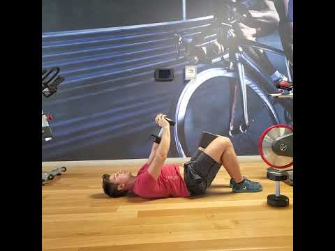 Hooklying Dumbbell Pullover