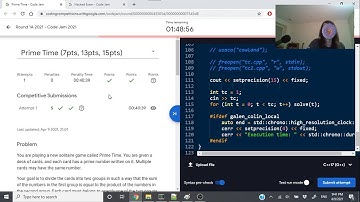 Google Code Jam 1A 2021 Solutions + Screencast | why you shouldn
