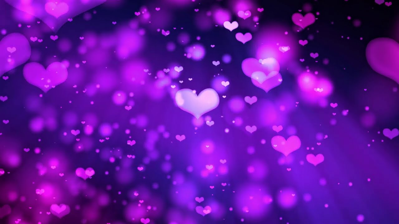 TIKTOK TREND ❤ Pink Purple Glow HEARTS 8K 4320p ❤ #TunnelTrend Lovers Motion Background AA-vfx