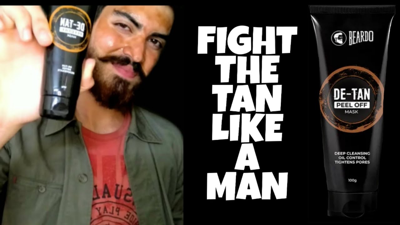 Beardo de - tan peel off mask l ft. Xhitransh