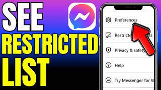 How To See Your Restricted List On Facebook Messenger (2026) screenshot 4