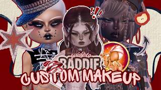 How to make BADDIE CUSTOM MAKEUP faces in Dress to Impress | FULL GUIDE | Roblox