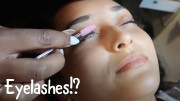 FIRST TIME GETTING EYELASH EXTENSIONS *REVEAL*