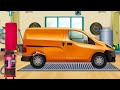 Opel movano car garages  baby cartoon show by kids channel baby cars tv