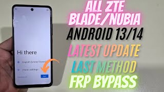 All ZTE Blade Nubia Android 13/14 Google Frp Bypass 100% Working No Pc screenshot 2