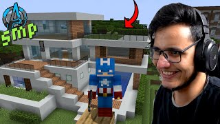 I Built The Best Modern House in Minecraft [Avengers SMP] screenshot 5