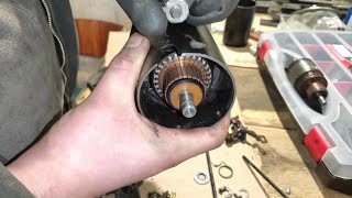 Cleaning SAAB 9-5 starter motor for better performance