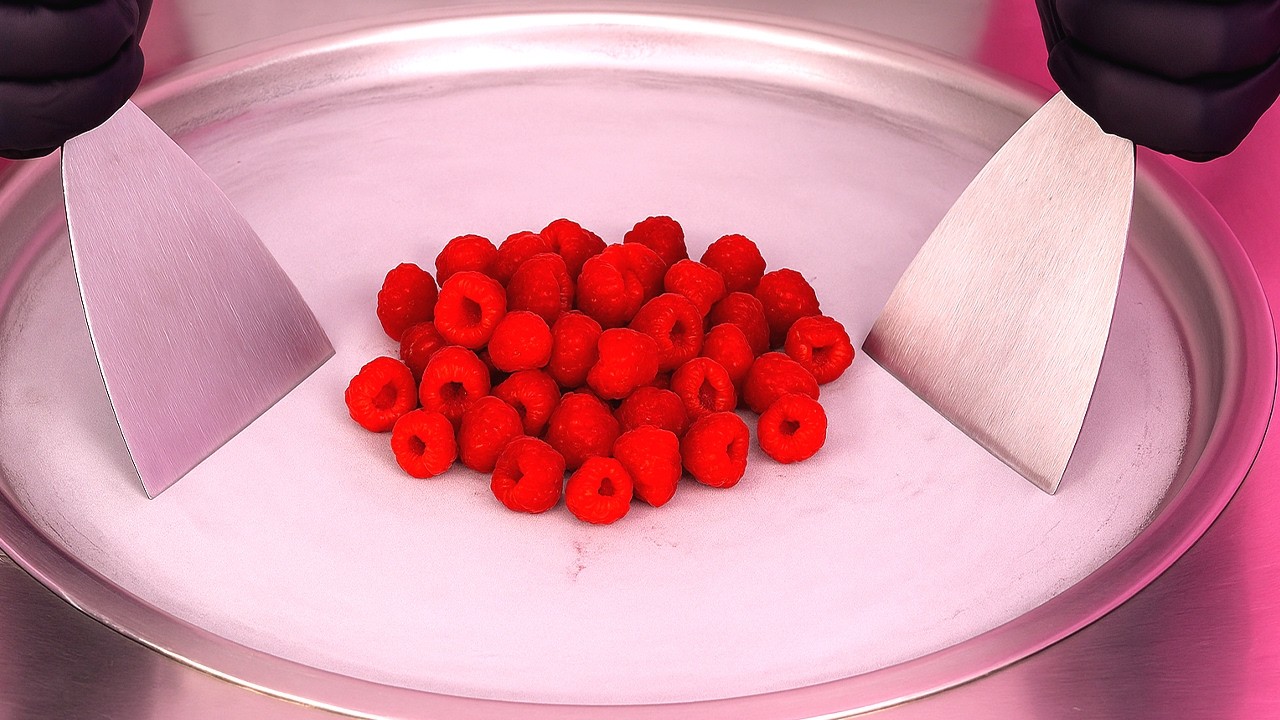 The Weird Connection Between Raspberry Ice Cream Rolls and Relaxation | ASMR