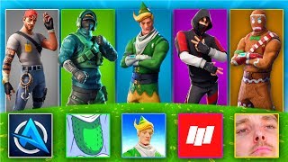 The Random YOUTUBER Skin Challenge