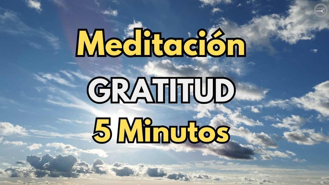 Meditación Guiada para la Gratitud | 5 Minutos de Paz y Agradecimiento ...