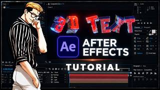 3D Text in After Effects Tutorial | AMV Tutorial