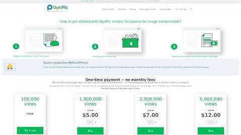 Speed Up Joomla is simple and efficient - by optimizing images via OptiPic