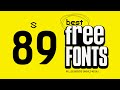 80+ Fonts ALL Graphic Designer Should Know! (Free Commercial Use)