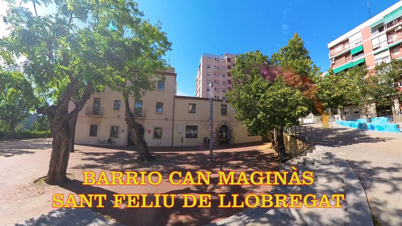 BARRIO CAN MAGINÀS  EN 360º DE SANT FELIU DE LLOBREGAT (BARCELONA - ESPAÑA)