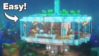 Minecraft How To Build An Underwater Base Tutorial