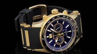 Invicta 1237 48mm Aviator Chronograph Strap Watch