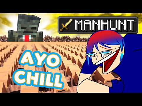 AYO VILLAGERS CHILL | Reacting to '1,000,000 Villager MANHUNT' by Grox