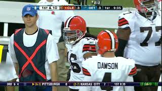 Cleveland Browns @ Detroit Lions - WEEK 11 (11/22/2009)
