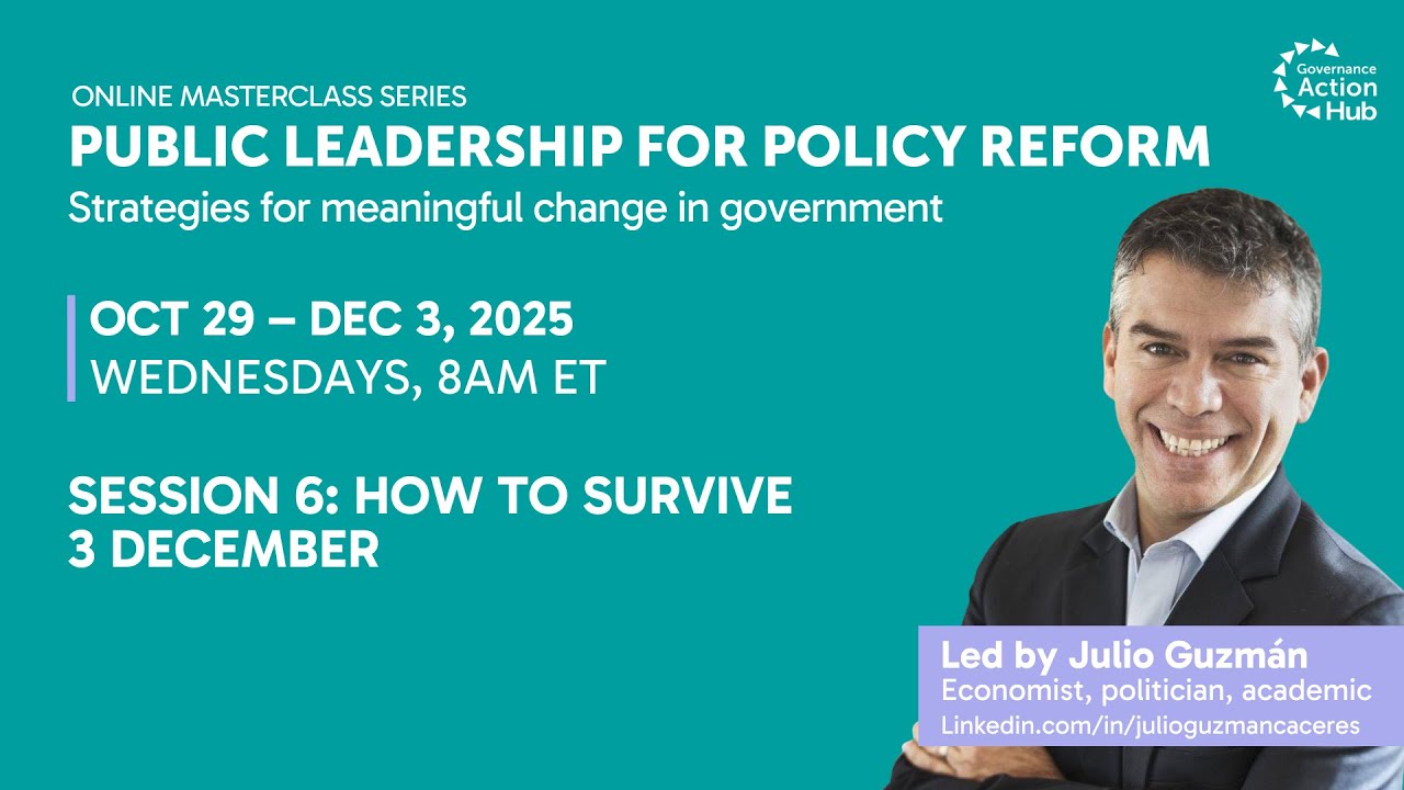 How to Survive | Democratic Public Leadership for Policy Reform Session 6