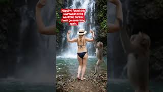 Surviving alone in this remote island is now exciting this time. #survival #swimming #swimwear