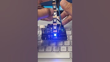 Arduino Uno + WS2812 LED Strip: Cool Light Effects! #shorts #shortsfeed #shortvideo