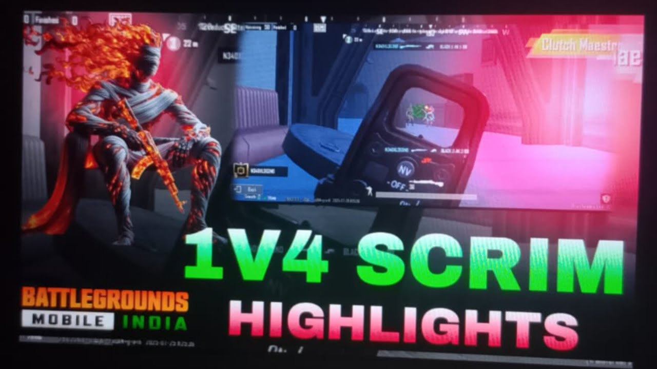 One Man Army 💥 | 1v4 Competitive Scrim | most intense lobby