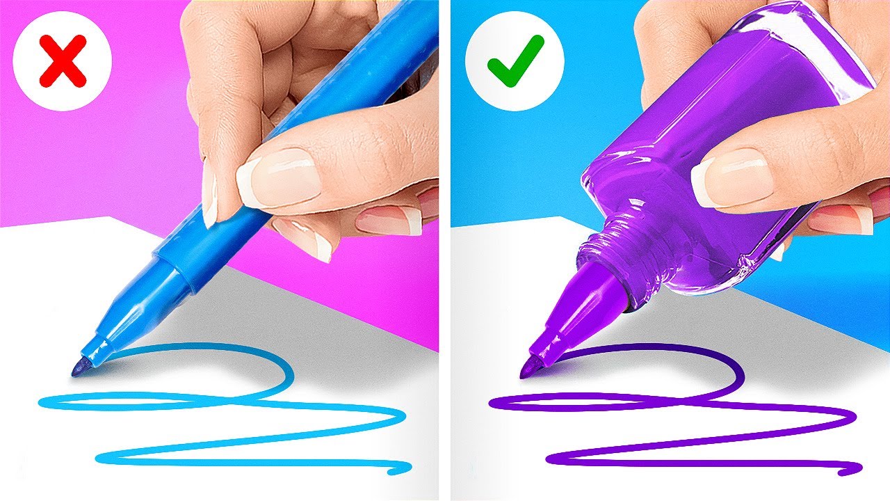 TERUG NAAR SCHOOLHACKS! DIY's, kunsthacks en leuke pranks