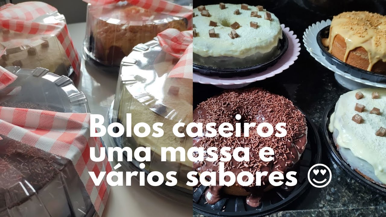 Ideia Embalagens  5 Receitas de bolos caseiros deliciosos e práticos