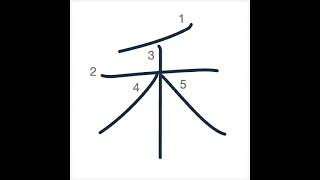 禾 の書き順｜正しい漢字の書き方をアニメーションで解説 - YouTube