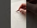 Beginner pencil face sketch | Adding eyebrows | AI-generated (Step 6) #PencilSketch #Shorts #aiart