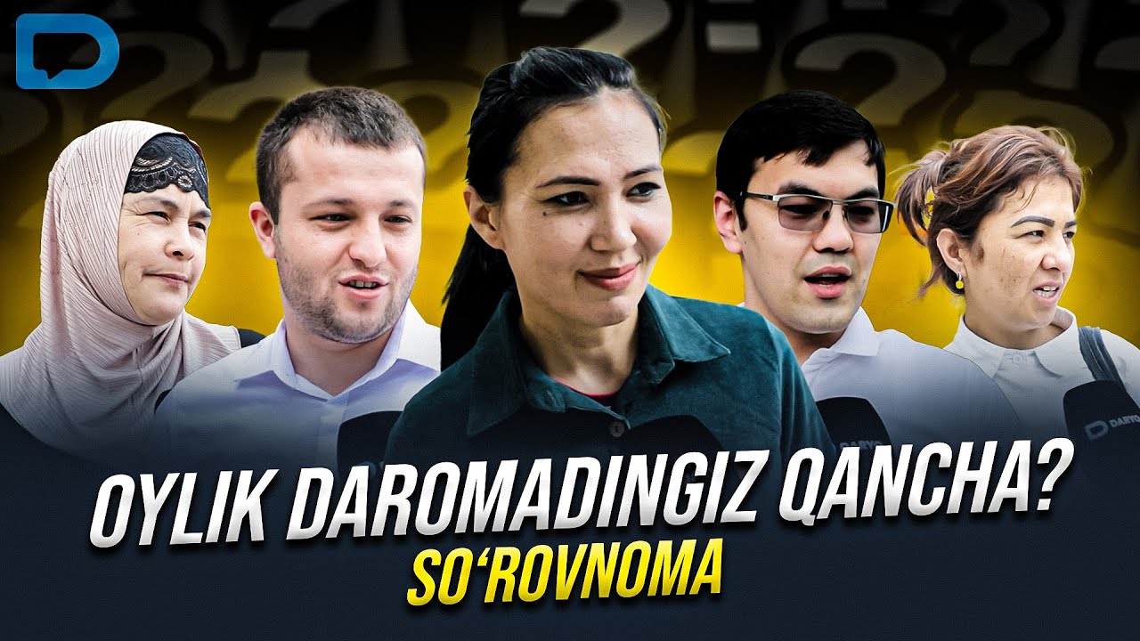 Oylik daromadingiz qancha?