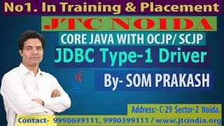 JDBC - ODBC Bridge Driver Program (Type 1 Driver ) Part-3 by Som Sir