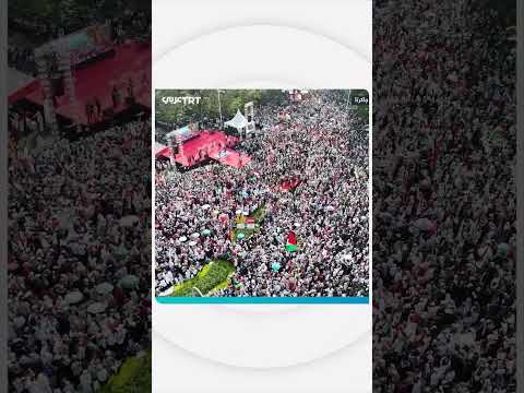 تظاهرات حاشدة في إندونيسيا دعماً لفلسطين وغزة