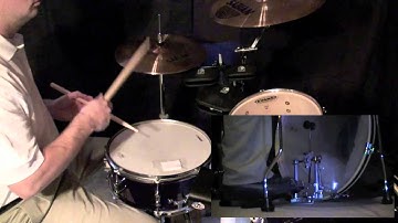 Adding 16th Note Snare Drum to 8th Note Rock Beats(Intermediate) - Beyond the Beat