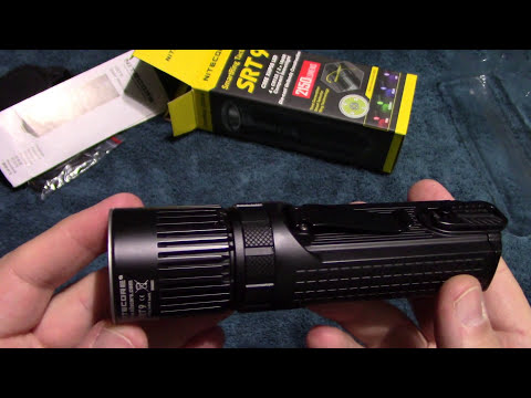 Nitecore SRT9 Flashlight Kit Review!