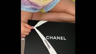 Chanel mini rectangular in Dark red