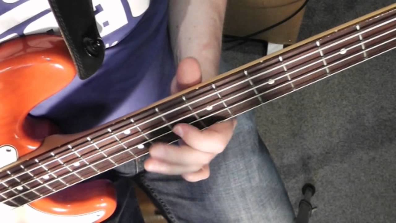 Hysteria Main Bass Riff YouTube
