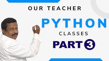Python Tutorial - Part 3 | Character set | Tokens - Keywords, Identifiers | Our Teacher