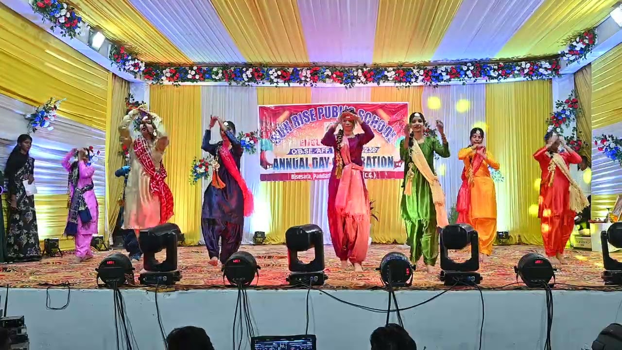 SUN RISE PUBLIC SCHOOL ANNUAL FUNCTION 2025-26  IX GIRLS