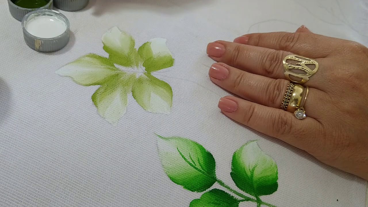 Pintura para Iniciantes. Aprenda Pintar Folhas