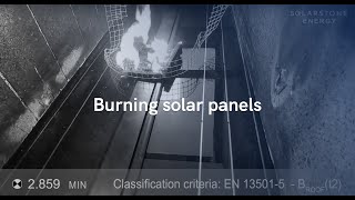 Celebrity Burning a solar panel. Will it catch on fire? #mythbuster Profile