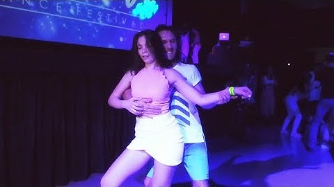Brazuka 2018. Aleksandr Paska and Alina Mikityuk. Zouk improvisation. (Dreams)