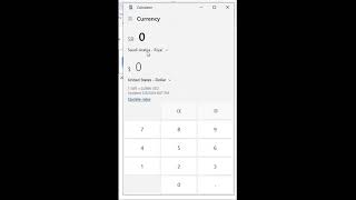Currency or Money Conversion in Calculator in Computer #pc #techhowto #computertips #calculation screenshot 4