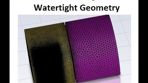 Fluent Meshing Ansys Fluent(Water Tight)