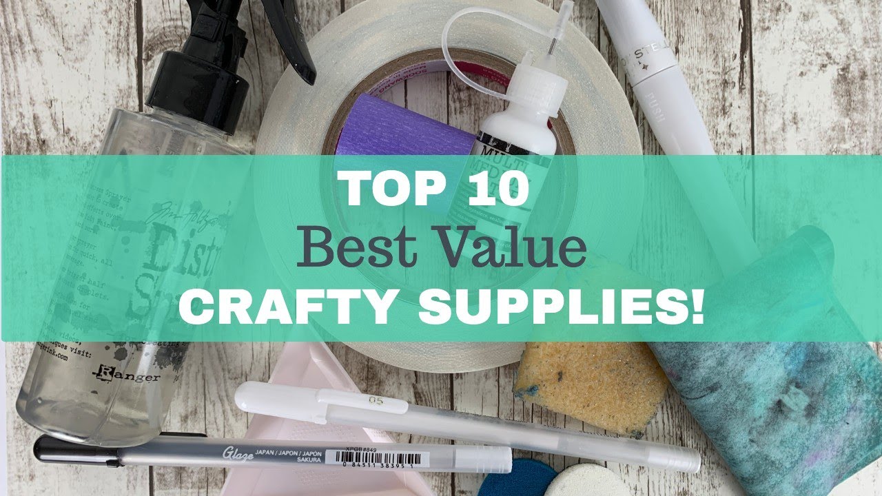 TOP 10 BEST VALUE CRAFTY SUPPLIES! YouTube