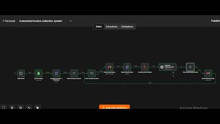 Automated invoice collection system workflow demo
