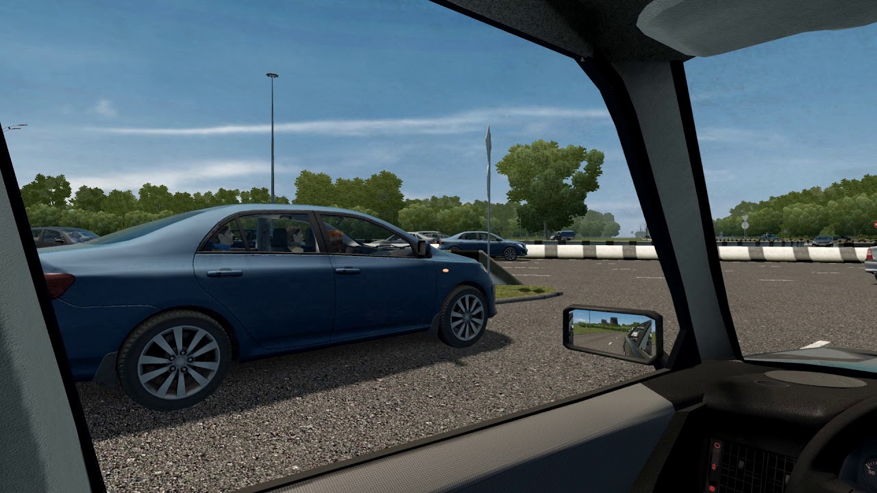 Audi city car driving Audi city car driving