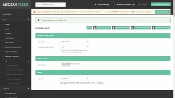 Wunderadmin - Magento Admin Skin Extension Demo