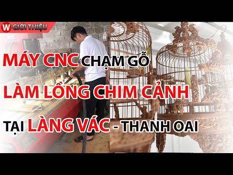 Video [LẮP ĐẶT] MÁY CNC CHẠM GỖ CHUYÊN LÀM LỒNG CHIM CẢNH VỀ... - youtube