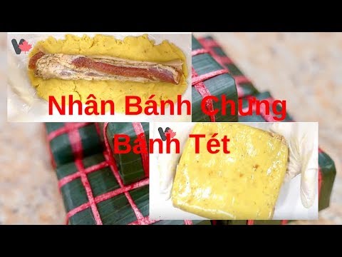 Video Cách Làm Nhân Bánh Chưng & Bánh Tét ở Nước Ngoài... - youtube